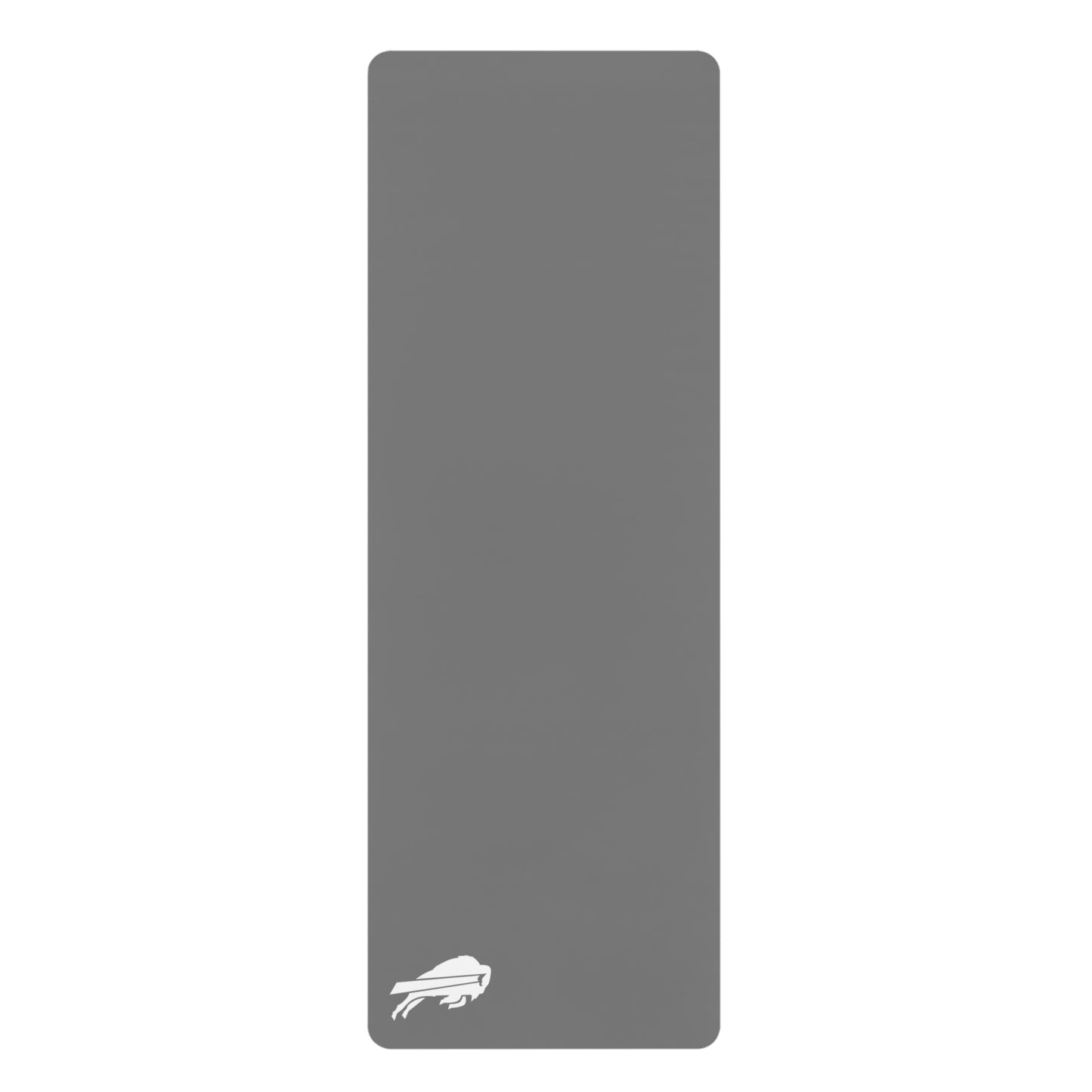 Bills Logo on Grey Rubber Yoga Mat