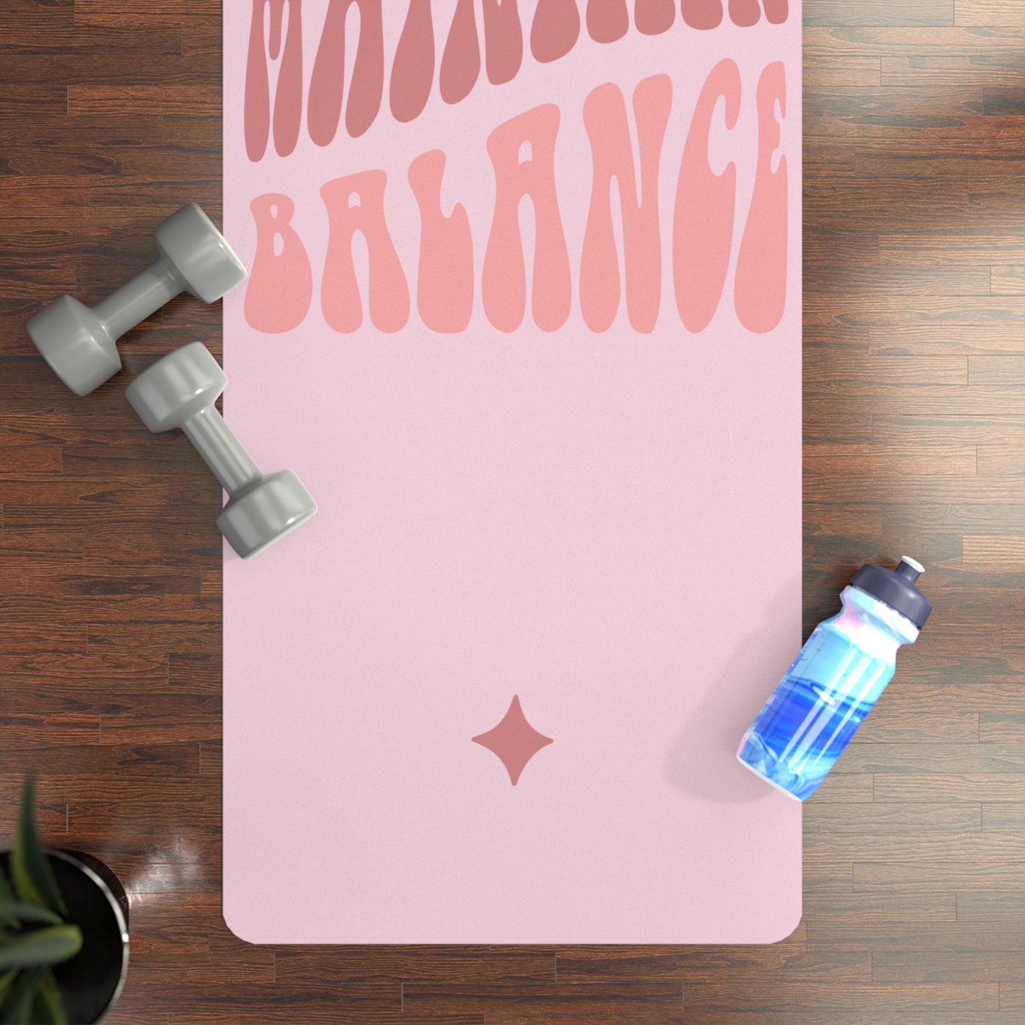 Maintain Balance Rubber Yoga Mat