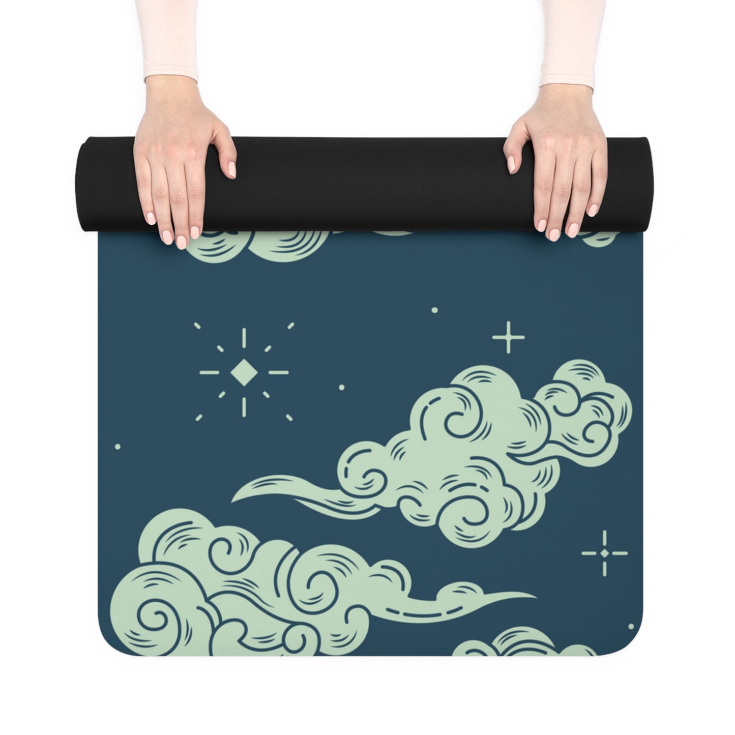 Lunar Calm Rubber Yoga Mat