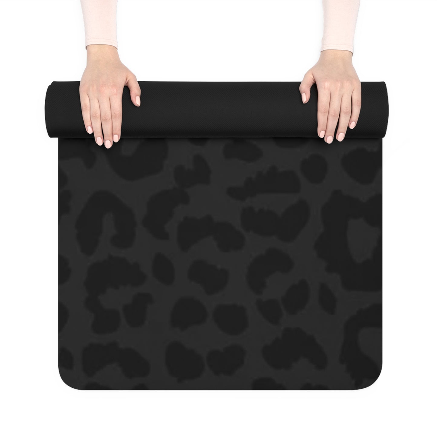 Black Cheetah Yoga Mat