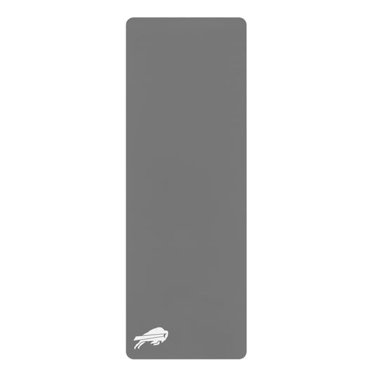 Bills Logo on Grey Rubber Yoga Mat